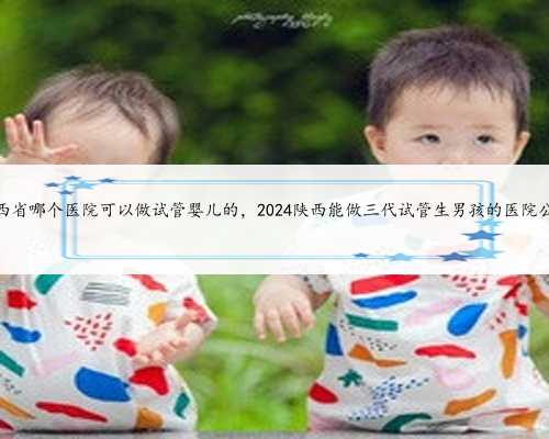 陕西省哪个医院可以做试管婴儿的，2024陕西能做三代试管生男孩的医院公布
